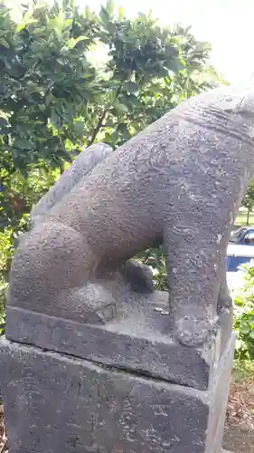 江部乙神社の狛犬