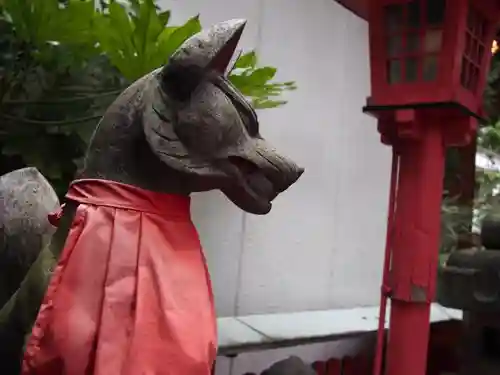 新井天神北野神社の狛犬