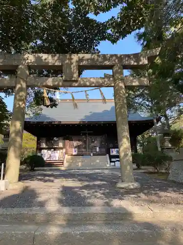 窪八幡宮の鳥居