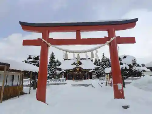 美瑛神社の鳥居