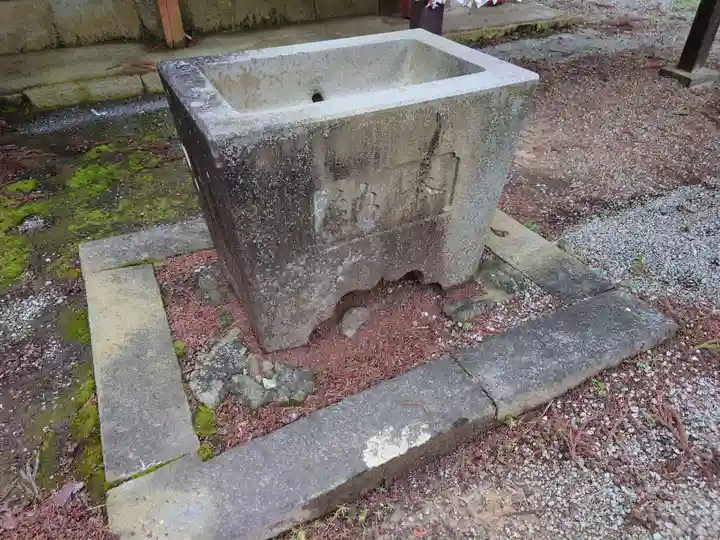 一宮浅間神社の手水舎