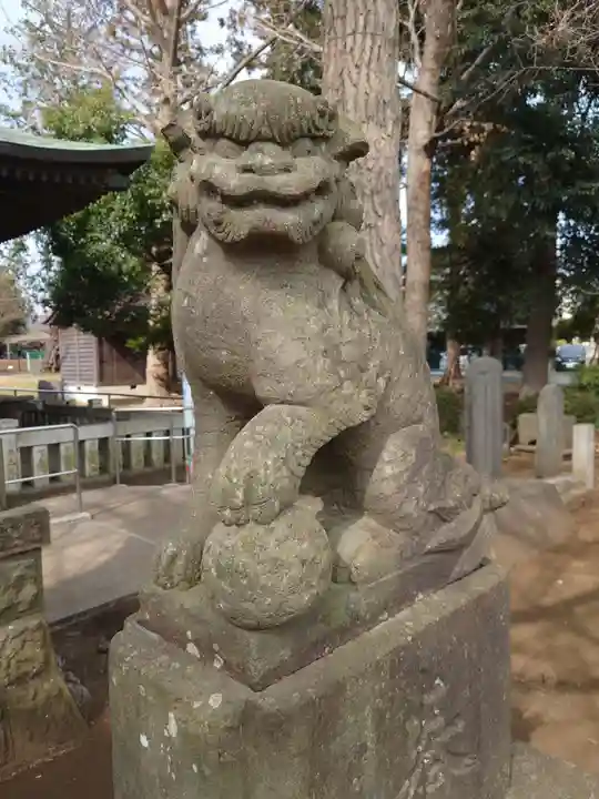 皇武神社の狛犬