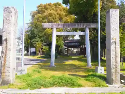 津島社(中野津島社)の鳥居