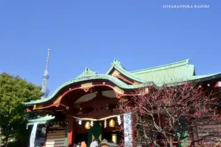 亀戸天神社の本殿・本堂