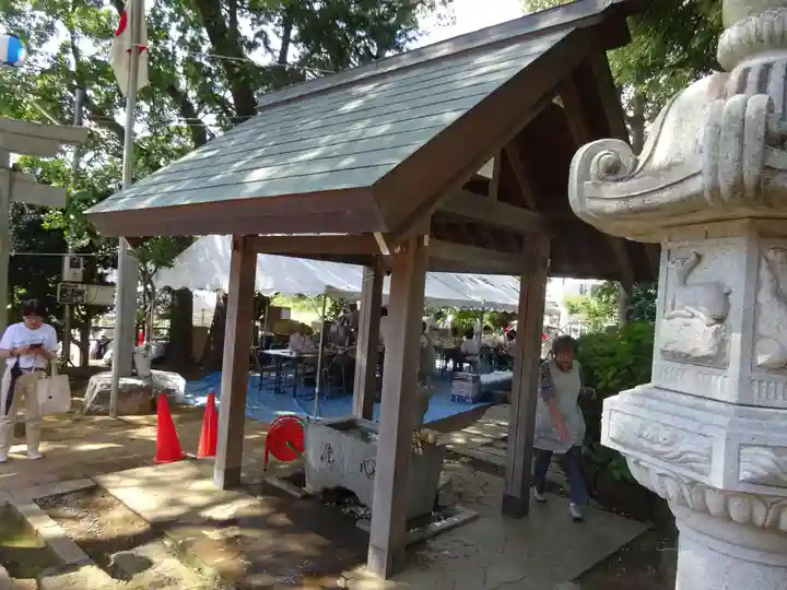 岸根杉山神社の手水舎