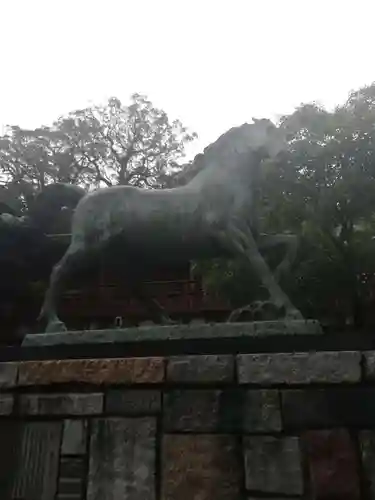 鎮西大社諏訪神社の狛犬