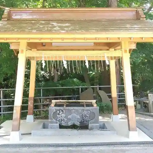 下総国三山　二宮神社の手水舎