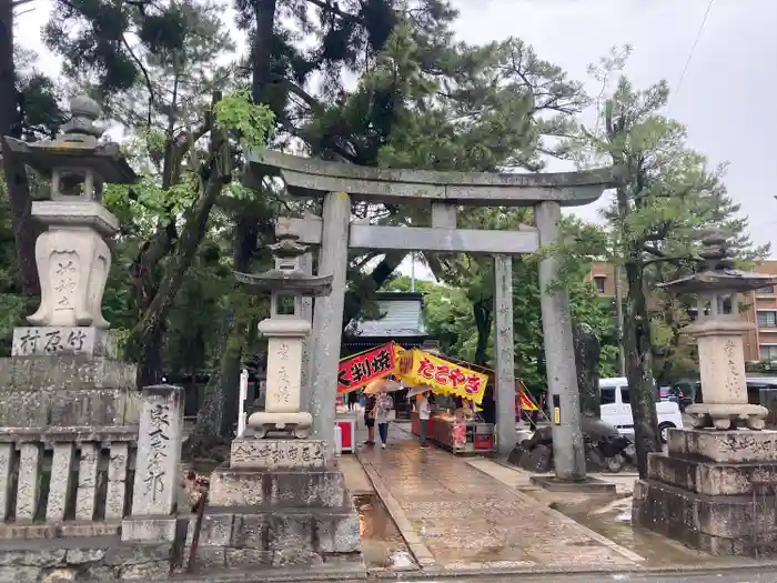 雄郡神社の鳥居