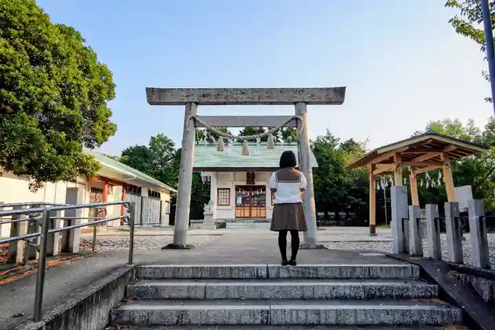 神明社(岩崎神明社)の鳥居