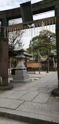 久留米宗社　日吉神社の鳥居