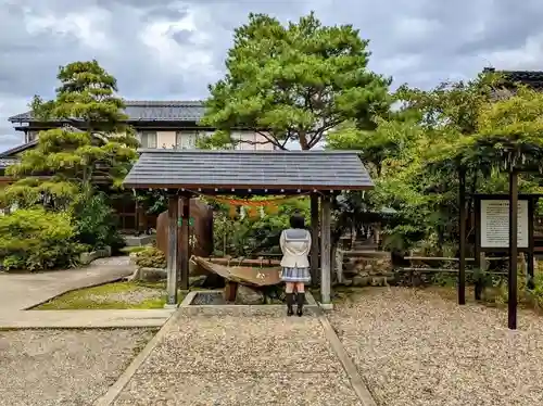 大地主神社の手水舎