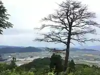 御床岳社の景色