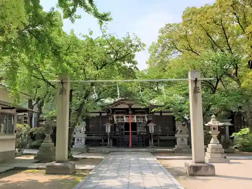 難波八幡神社の本殿・本堂