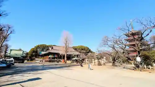 法華経寺の景色