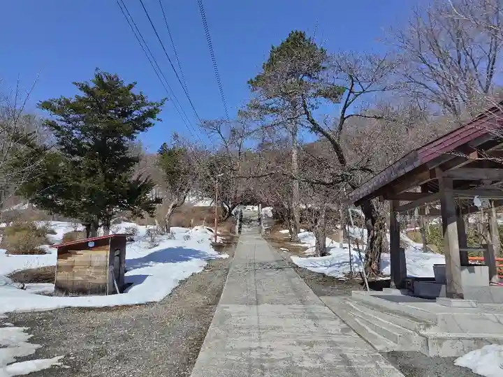 新得神社の景色