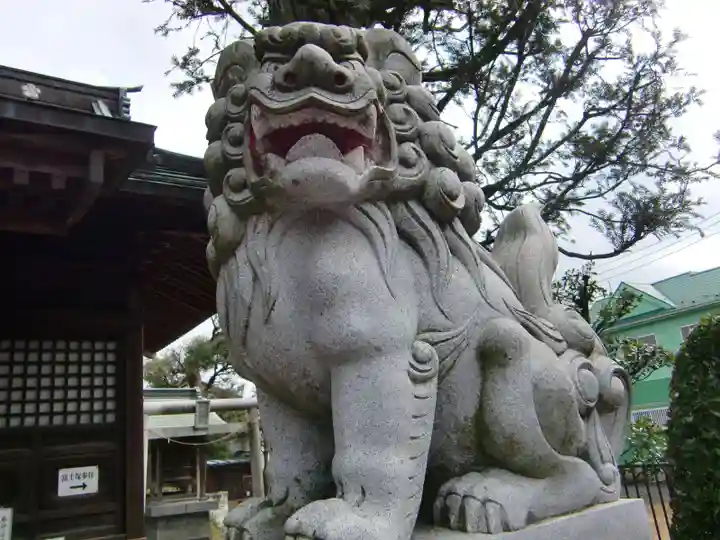 浅間神社の狛犬