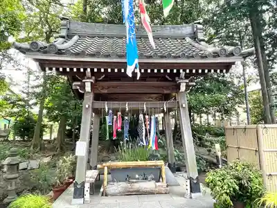 東海市熊野神社の手水舎