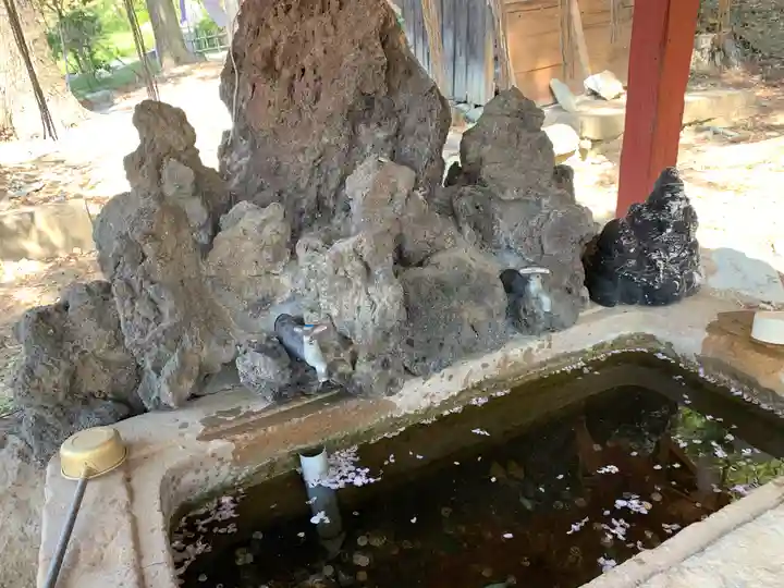 小幡八幡宮の手水舎