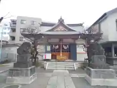 穏田神社の本殿