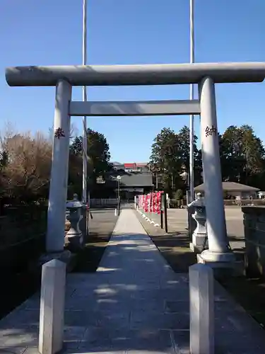 本村神明社の鳥居