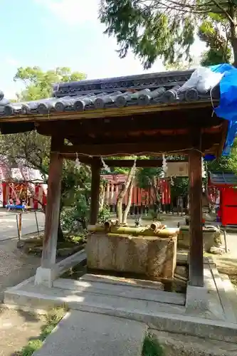 片埜神社の手水舎