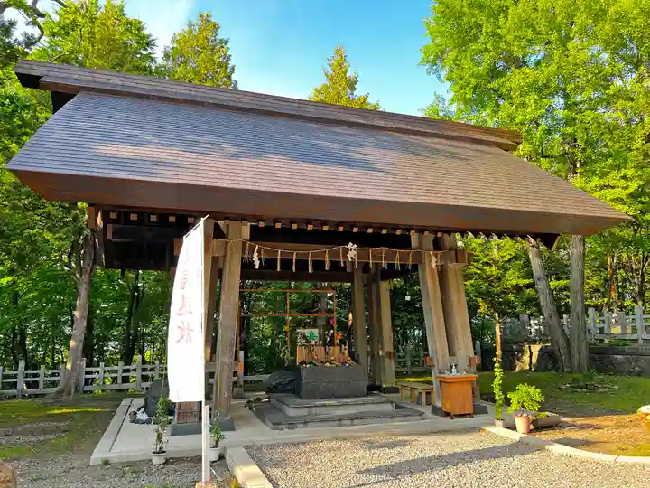 上川神社の手水舎