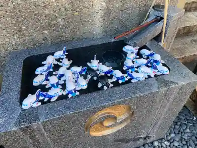 飛行神社の手水舎