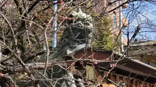 綱敷天神社の狛犬