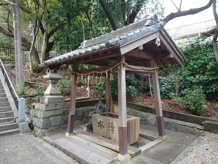 白山社(成岩白山神社)の手水舎