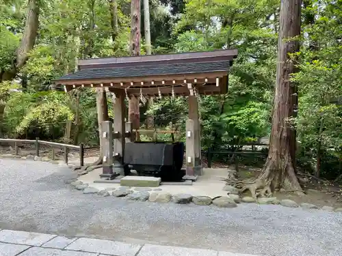 白旗神社の手水舎