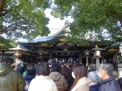 穴八幡宮の本殿・本堂