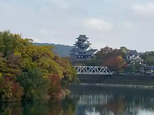 岡山神社の景色