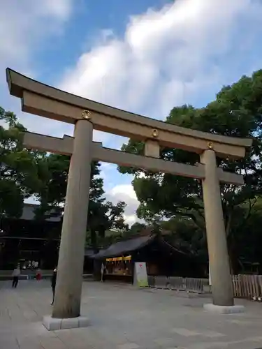 明治神宮の鳥居