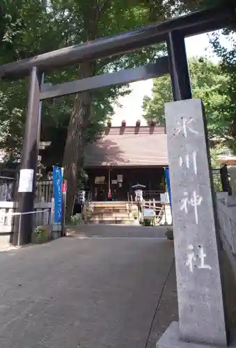 高円寺氷川神社の鳥居