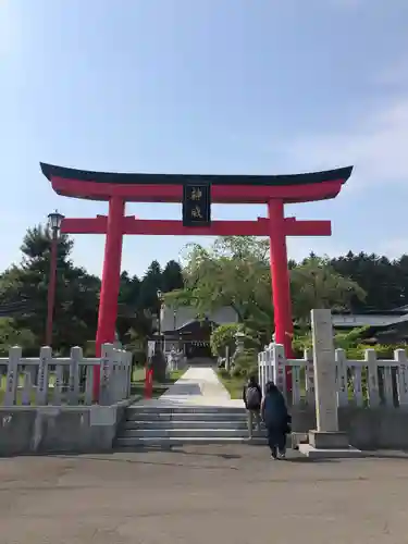 北海道東照宮の鳥居