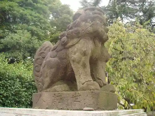 川口神社の狛犬