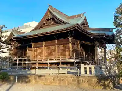 大棚・中川杉山神社の本殿・本堂