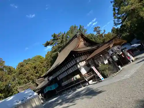 建部大社の本殿・本堂