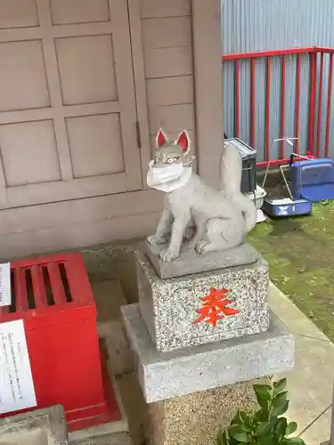 堰神社の狛犬