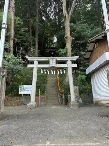 落川大宮神社の鳥居