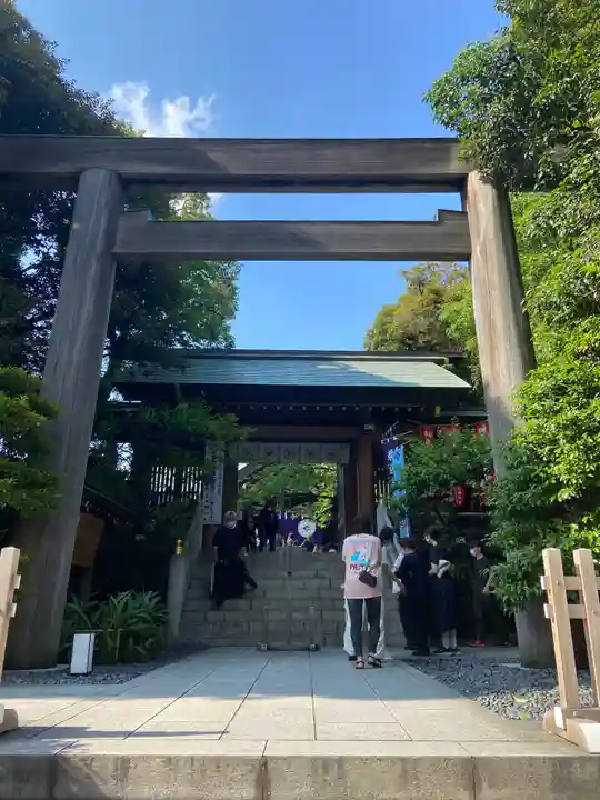 東京大神宮の鳥居