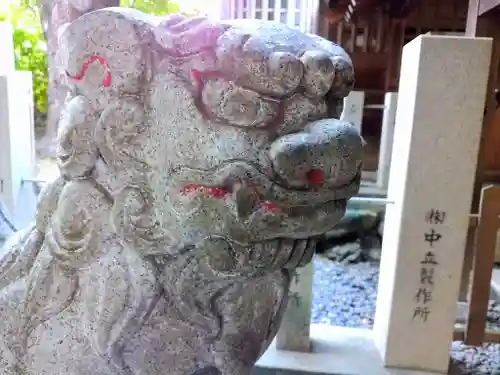 古伝馬神社の狛犬