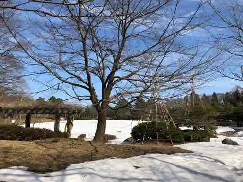 射水神社の庭園