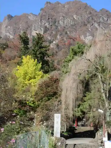 妙義神社の自然