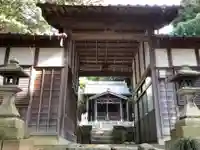 志比前神社の山門・神門