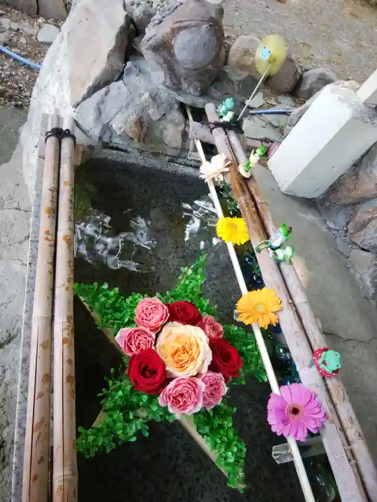 星置神社の手水舎