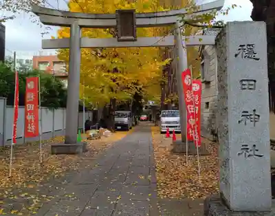 穏田神社の鳥居