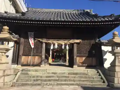 稲爪神社の山門・神門