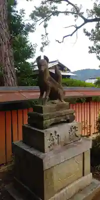 竹中稲荷神社(吉田神社末社)の狛犬