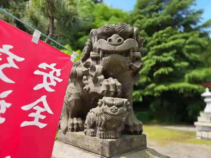 小名浜鹿島神社の狛犬